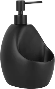 Смеситель для кухни Wasserkraft Glan 6607 + Дозатор для кухонной мойки Wasserkraft K-8099BLACK с емкостью для губки фото в интернет-магазине «Wasser-Haus.ru»