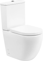Унитаз-компакт BelBagno Amanda BB051CPR безободковый, крышка BB105SC с микролифтом, бачок BB051T фото в интернет-магазине «Wasser-Haus.ru»