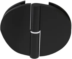 Душевая дверь в нишу Vegas Glass GPS Novo 100 02М 01 L профиль черный матовый, стекло прозрачное фото в интернет-магазине «Wasser-Haus.ru»