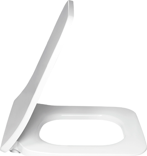 Крышка-сиденье Villeroy & Boch Venticello 9M79 S101 с микролифтом, петли хром фото в интернет-магазине «Wasser-Haus.ru»
