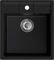 Мойка кухонная Mixline ML-GM28 ультра-черная фото в интернет-магазине «Wasser-Haus.ru»