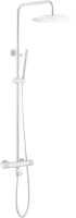 Душевая стойка Boheme Uno 468-T-MW matt white, с термостатом фото в интернет-магазине «Wasser-Haus.ru»