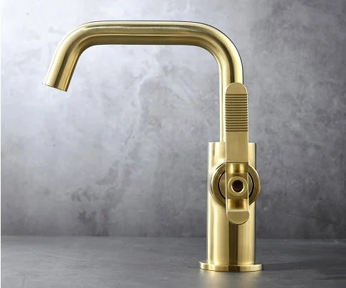 Смеситель для раковины Bronze de Luxe 1760's Loft 1178CG золото фото в интернет-магазине «Wasser-Haus.ru»