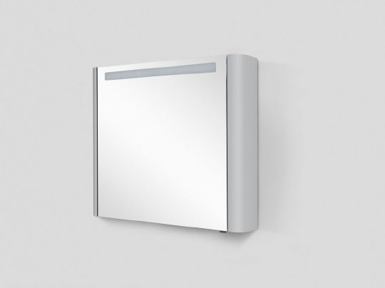 Зеркало-шкаф AM.PM Sensation 80 L, серый шелк фото в интернет-магазине «Wasser-Haus.ru»
