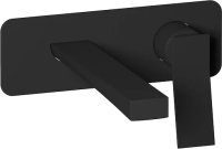 Смеситель для раковины IB Rubinetterie Wave EWA206NP С ВНУТРЕННЕЙ ЧАСТЬЮ matt black