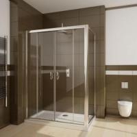 Душевой уголок Radaway Premium Plus DWD+S 140x75 прозрачное стекло фото в интернет-магазине «Wasser-Haus.ru»