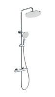 Душевая стойка Wonzon & Woghand WW-B3013-T1-CR, хром фото в интернет-магазине «Wasser-Haus.ru»