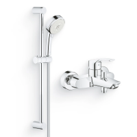 Душевой комплект Гарнитур Grohe Tempesta Cosmopolitan 27786002 + Смеситель Eurosmart 33300003 фото в интернет-магазине «Wasser-Haus.ru»