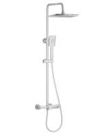 Душевая стойка Wonzon & Woghand WW-AE33110-MW, матовая белая фото в интернет-магазине «Wasser-Haus.ru»