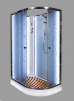 Душевая кабина DTO Em EM1512 L/R N LED 120 x 80 см, без крыши, с Led подсветкой фото в интернет-магазине «Wasser-Haus.ru»