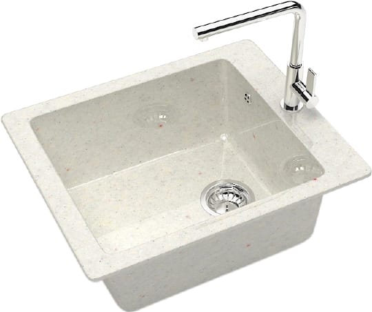 Мойка кухонная Marrbaxx Линди Z008Q007 хлопок фото в интернет-магазине «Wasser-Haus.ru»