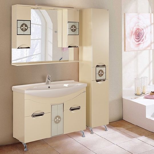 Мебель для ванной Onika Флорена 105 крем фото в интернет-магазине «Wasser-Haus.ru»