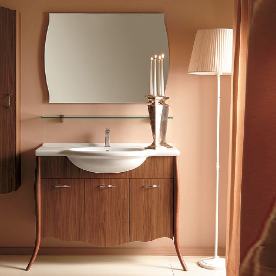 Мебель для ванной Eurolegno Clip 115 noce фото в интернет-магазине «Wasser-Haus.ru»