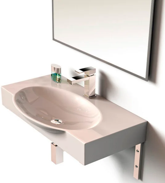 Раковина Sanita luxe Infinity76 на кронштейнах фото в интернет-магазине «Wasser-Haus.ru»