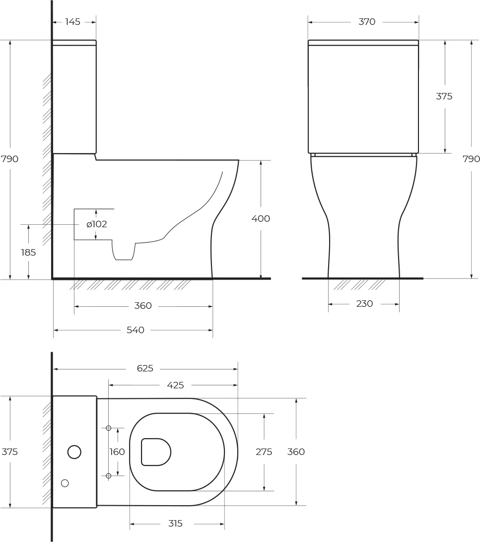 унитаз belbagno steam bb130t bb130cpr фото 8