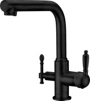 Смеситель для кухни Zorg Sanitary ZR 313 YF-33 BLACK фото в интернет-магазине «Wasser-Haus.ru»