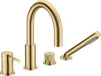 Смеситель на борт ванны Boheme Uno 460-MG, matt gold фото в интернет-магазине «Wasser-Haus.ru»