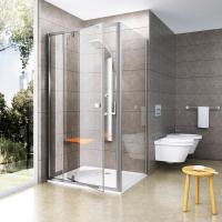 Душевой уголок Ravak PDOP2 110х80, Transparent, профиль сатин фото в интернет-магазине «Wasser-Haus.ru»