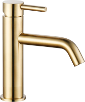 Смеситель для раковины AQUAme Siena AQM6210GG глянцевое золото