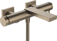 Смеситель для ванны с душем Hansgrohe Tecturis E 73420140, шлифованная бронза