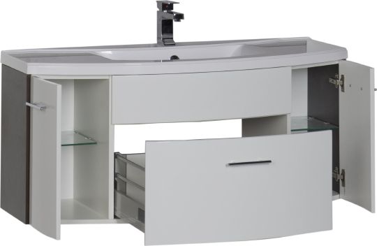 Мебель для ванной Aquanet Тренто 120 белая фото в интернет-магазине «Wasser-Haus.ru»