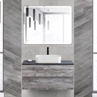 Мебель для ванной Cezares Molveno 46 100 legno grigio, со столешницей фото в интернет-магазине «Wasser-Haus.ru»