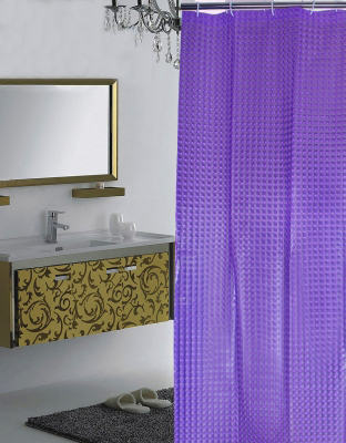 Штора для ванной Fixsen FX-3003P фиолетовый фото в интернет-магазине «Wasser-Haus.ru»
