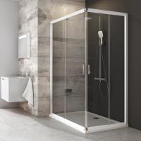 Душевой уголок Ravak BLRV2K 120х100, Transparent, профиль белый фото в интернет-магазине «Wasser-Haus.ru»