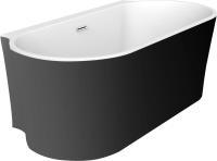 Акриловая ванна BelBagno BB409-1700-800-W/NM 170x80 чёрная матовая/белая матовая фото в интернет-магазине «Wasser-Haus.ru»