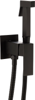 Гигиенический душ Frap F7506-6 со смесителем, С ВНУТРЕННЕЙ ЧАСТЬЮ, черный