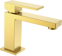 Смеситель для раковины Boheme Qubic 471-MG matt gold фото в интернет-магазине «Wasser-Haus.ru»