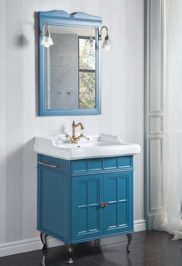 Зеркало Caprigo Borgo 60-70 blue фото в интернет-магазине «Wasser-Haus.ru»