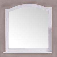 Зеркало ASB-Woodline Модерн 105 белое, патина серебро фото в интернет-магазине «Wasser-Haus.ru»