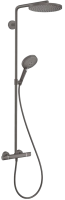 Душевая стойка Hansgrohe Raindance Select S 27633340, черный хром