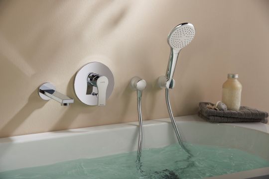Смеситель Kludi Zenta SL 486500565 для ванны с душем фото в интернет-магазине «Wasser-Haus.ru»