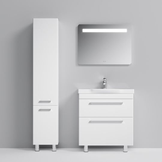 Мебель для ванной Am.Pm Like S 80 напольная, белый глянец фото в интернет-магазине «Wasser-Haus.ru»