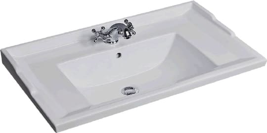 Тумба с раковиной Caprigo Albion Promo 80 bianco antico фото в интернет-магазине «Wasser-Haus.ru»