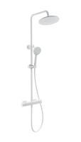 Душевая стойка Wonzon & Woghand WW-B3051-A-MW, матовая белая фото в интернет-магазине «Wasser-Haus.ru»