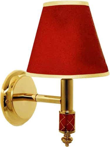 Светильник Boheme Murano 765 золото, рубиновый фото в интернет-магазине «Wasser-Haus.ru»