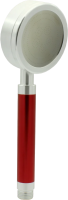 Душевая лейка Tokito TOK-MIZU-1015 хром, красный фото в интернет-магазине «Wasser-Haus.ru»