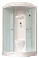 Душевая кабина Royal Bath  RB 100HK6-WT (белое/прозрачное) фото в интернет-магазине «Wasser-Haus.ru»