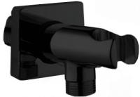 Шланговое подключение Bossini CB3000.073 с держателем для душа, черный фото в интернет-магазине «Wasser-Haus.ru»