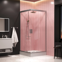 Комплект Душевой уголок AM.PM Gem WK90DF фото в интернет-магазине «Wasser-Haus.ru»