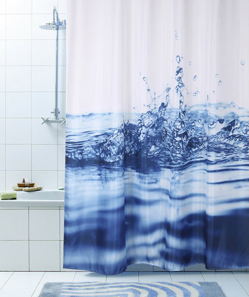 Штора для ванной Dasch 180х200 Капли фото в интернет-магазине «Wasser-Haus.ru»