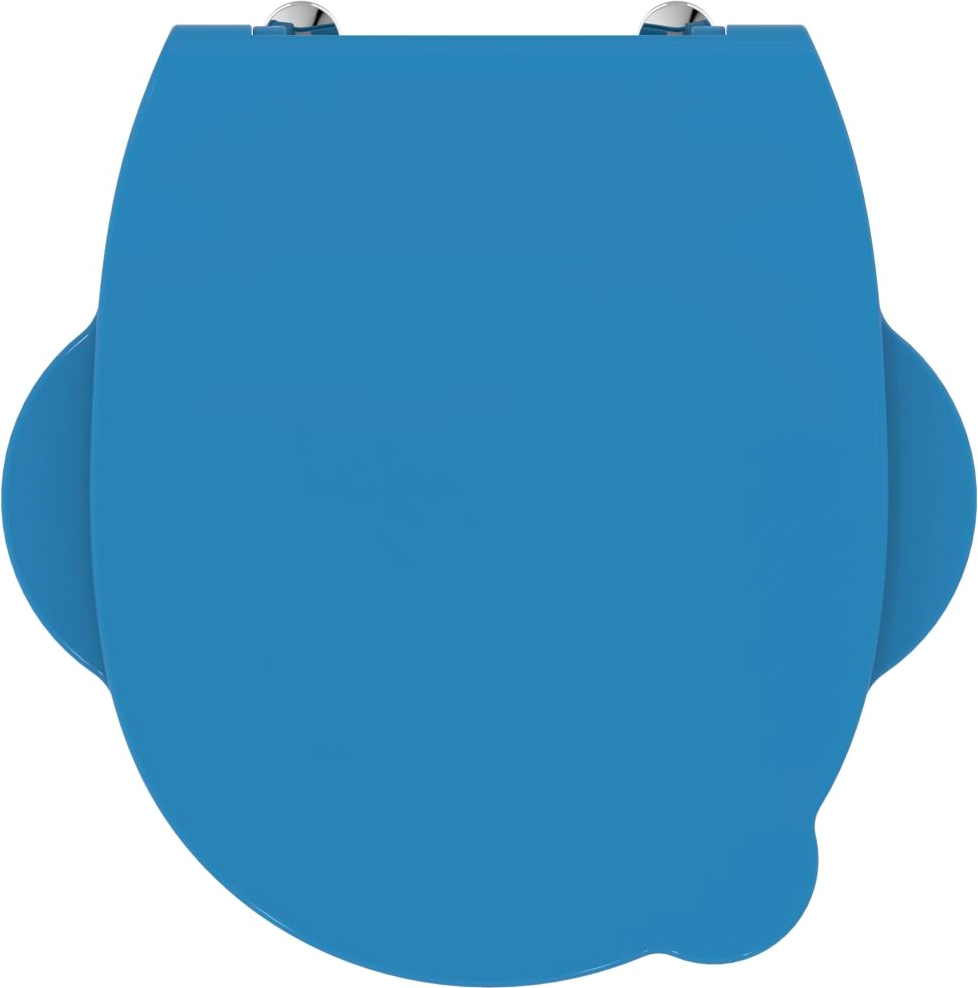 Унитаз приставной Ideal Standard Contour крышка темно-синяя фото в интернет-магазине «Wasser-Haus.ru»