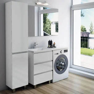 Тумба с раковиной Эстет Dallas Luxe 130 напольная, 3 ящика L фото в интернет-магазине «Wasser-Haus.ru»