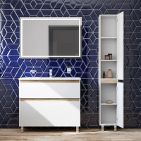 Мебель для ванной AM.PM X-Joy 100, напольная, белый глянец фото в интернет-магазине «Wasser-Haus.ru»
