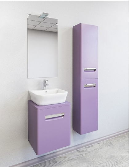 Шкаф-пенал Roca Gap R фиолетовый фото в интернет-магазине «Wasser-Haus.ru»