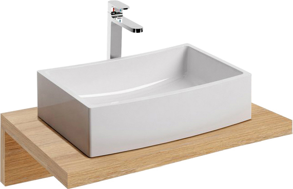 Мебель для ванной Ravak столешница L 80 дуб фото в интернет-магазине «Wasser-Haus.ru»