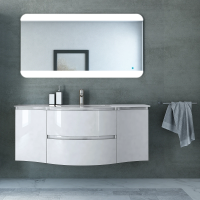 Мебель для ванной Cezares Vague 140 bianco lucido фото в интернет-магазине «Wasser-Haus.ru»